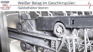 Salzbehälter des Geschirrspülers falsch befüllt - So rettest Du die Maschine