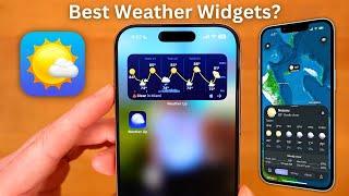 Weather Up iPhone App Review -- BEST Weather Widgets?