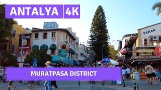 ANTALYA City Center Walking Tour 27 August 2021|4k UHD 60fps