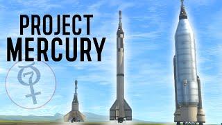 KSP: Full PROJECT MERCURY Recreation! Space Race Speedrun