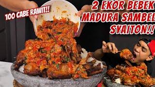 INI BARU BEBEK MADURA SAMBEL SETAN 100 CABE RAWIT!!