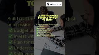 Budgeting to Wealth | Financial Workshop That Teaches You Everything | One-Off-Elite