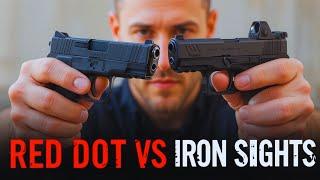 Red Dot Pistols VS Iron Sights Pistols!