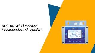 Advanced WIFI Co2 Monitor | Smart air quality Control | Instrukart