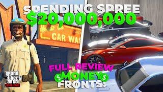 Spending $20M and Reviewing EVERYTHING in the New GTA Online Money Fronts DLC! (What's worth it?)