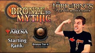  Bronze To Mythic: Episode 1 - Starting Rank: Bronze 4 - (MTG Arena: Lord Of The Rings)