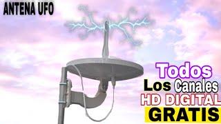 ️CON ESTA ANTENA SE PUEDEN VER TODOS LOS CANALES DE TV. ANTENA UFO ANTOP SUPER HD️