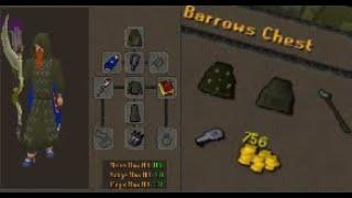 LOOT FROM 3 HOURS OF BARROWS | LUNARIS RSPS *WE GOT LUCKY*