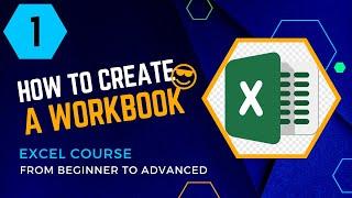 How to Create a Workbook in Excel | Excel course from beginner to advanced | 01