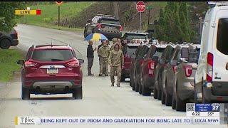 Police presence shuts down Mercer County road