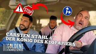 Fahrprüfung mit CARSTEN STAHL und dem KÖNIG des KLOPAPIERS  | Goldene Fahrstunde S2E5