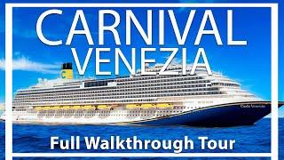 Carnival Venezia | Full Walkthrough Ship Tour & Review | Fully Renovated | Carnival Cruise Lines