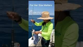 SIZE DOES MATTER TO HER #shorts #fishing #fish #size