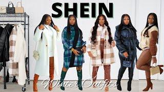 SHEIN WINTER LOOKBOOK 2022 ️ | Cozy & Trendy Outfits | Chev B.