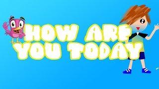 CHILDREN'S GOOD MORNING SONG | HELLO HOW ARE YOU TODAY | HELLO SONG | WELCOME SONG Mr Eddy Spaghetti