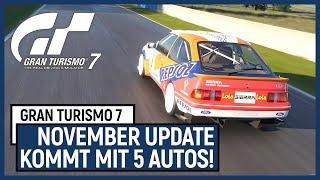 Gran Turismo 7: November Update kommt mit 5 Autos!