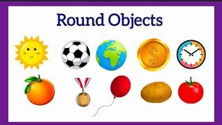 Round Objects | Round Shapes | Circular item | Circle shapes @Supereasylearningplace