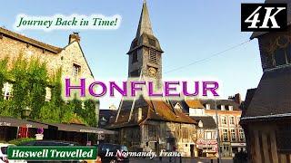 Honfleur - Durchgang durch die alte Hafenstadt mit Eugine Boudin-Geschichte, Frankreich 4K