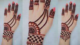 karva chauth 2021 mehandi | Arabic mehandi | back hand latest henna design 2021 | New mehandi design