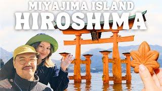 Miyajima Island Japan  24 Hours in Hiroshima Vlog, Must-Try Food in Hiroshima, Itsukushima Shrine