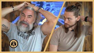 5 Ways to Style Men's Long Hair in 2020 | Greg Berzinsky (with Trav White)