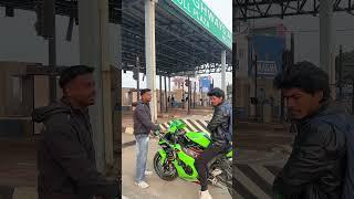 Toll tax also pay superbikes ️ #music #beats #automobile #tax #road #zx10r