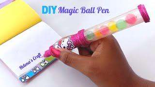 How to make Cute Magic ball Pen | How to make Cute candy pen / DIY magic ball Pen Decoration Ideas