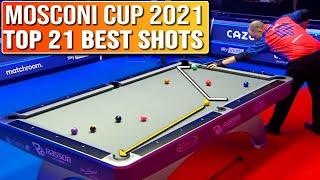 TOP 21 BEST SHOTS | Mosconi Cup 2021 (9-Ball Pool)