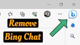 How to remove bing chat icon from microsoft edge | turn off bing chat discover button windows 11/10