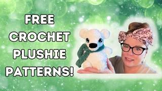 Free Crochet Plushie Patterns from The Friendly Red Fox  #amigurumi