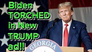 Trump drops BEST new ad TORCHING Biden!!