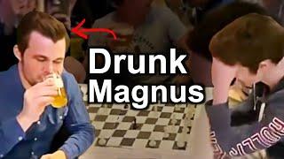 When Drunk Magnus Carlsen Defeated a Chess Master