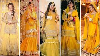 Mayoo/haldi dress designs for bride | mayoo dress for bride | latest and beautiful bridal dresses