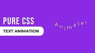 CSS Text Animation | CSS Animation Tutorial