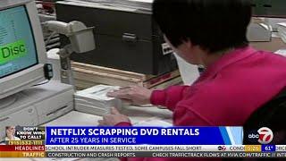 Netflix is ending its DVD rental business after 25 years