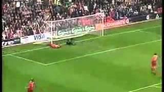 Phil Babb - liverpool - goal post