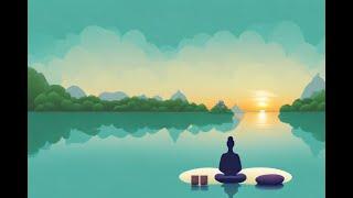 Meditation music . Close your eyes, listen  and be still.Relax and find inner peace