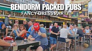 Benidorm PACKED Pubs! - Fancy Dress Party Preparations