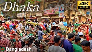 Dhaka Daytime Walk / Chaotic Old Dhaka / Bangladesh / May 2024 / 4K HDR