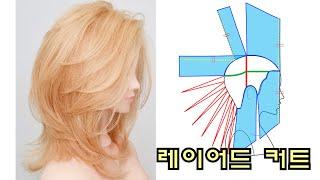 레이어드커트 입니다. /베이직커트/레이어커트/레이어드커트/layered cut/how to hush_cut/나는미용사다