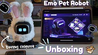 EMO Robot Desktop Pet Unboxing & Setup | Living Ai