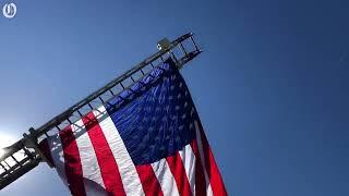 Law enforcement procession for officer Alden Elliott