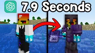 AI's Hardest Minecraft Speedruns...