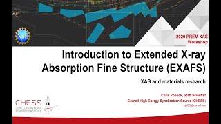 Introduction to Extended X-Ray Absorption Fine Structure (EXAFS)