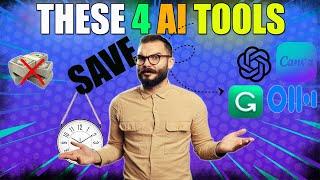 Four AI Tools That Will Save Your Time And Improve Productivity   Grammarly, ChatGPT, Canva, Otter