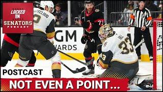 POSTCAST: OTTAWA SENATORS COLLAPSE IN THIRD PERIOD, FALL TO GOLDEN KNIGHTS IN VEGAS