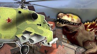 HELICOPTER BATTLE AGAINST SCP 682! - Garry's Mod Gameplay - Gmod SCP Survival