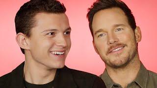 Tom Holland And Chris Pratt Find Out Which Marvel/Pixar Combo They Are