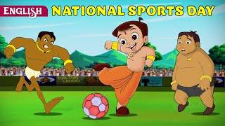 Chhota Bheem - National Sports Day | Cartoons for Kids in English | Sports Special