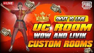 wow custom room with Skht is live #pubgmobile